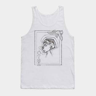 Head Aura (Dark Lineart) Tank Top